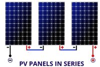 Skema solar cell Hubungan Serial